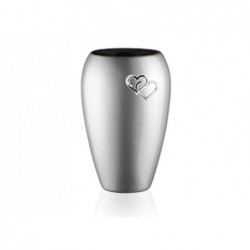 Vaso Irina Inox Cm.20 Cuore...