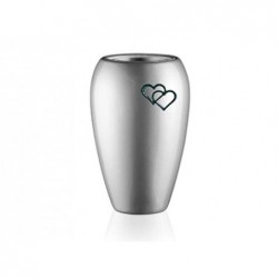 Vaso Irina Inox Cm.20 Cuore...